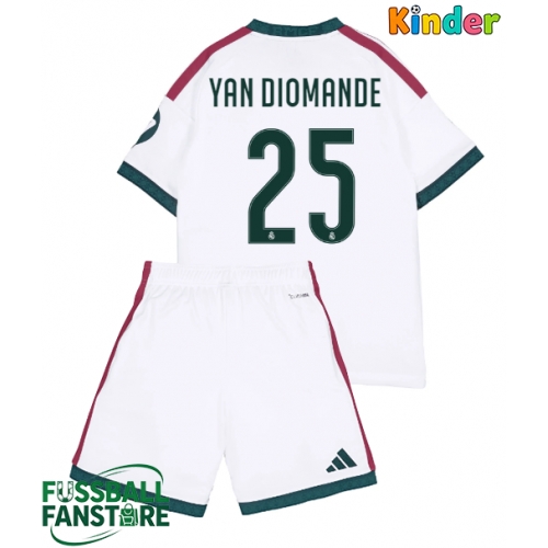 Real Madrid Yan Diomande #25 Replik Heimtrikot Kinder 2026-27 Kurzarm (+ Kurze Hosen)